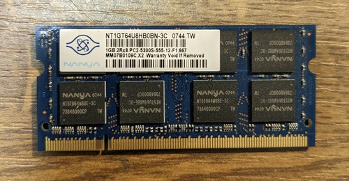 Nanya 1gb ddr2 pc5300 667mhz - nanya,